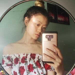 H&M Off the Shoulder Crop Top